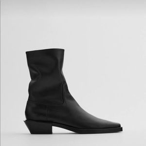 Genuine Leather Zara cowboy boots Eu 42 never worn